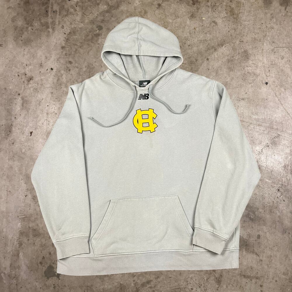 New Balance Harris County High School Hoodie Sweatshirt Top Gray Mens Size XXL